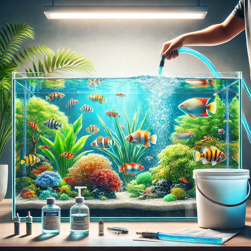 Picture of How often should I change the water in my aquarium? | Pete's Aquatics
